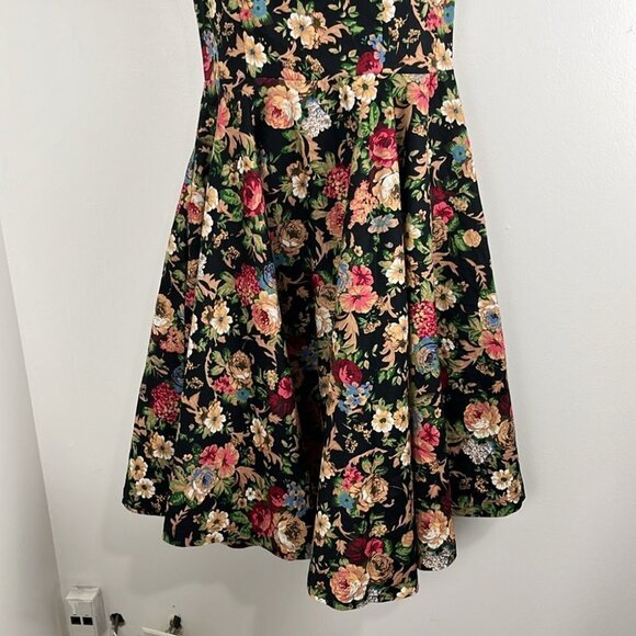 Lindy Bop Floral A-Line 50s-Style Dress - Picture 2 of 8